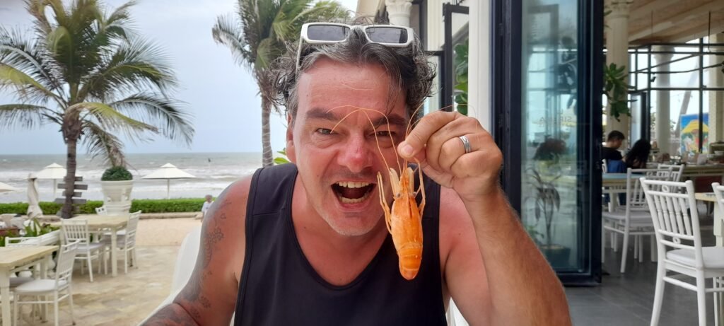 Vũng Tàu Vietnam scampis right out the sea. Loving Maurice