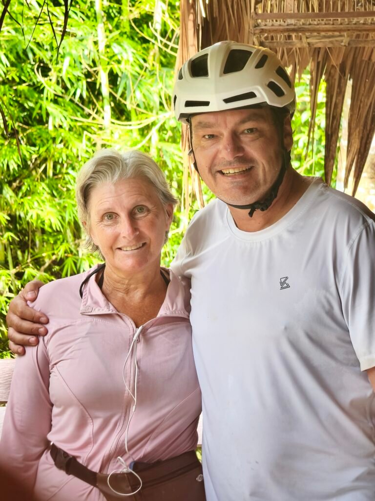 Joanna and Maurice in Thailand bikepacking