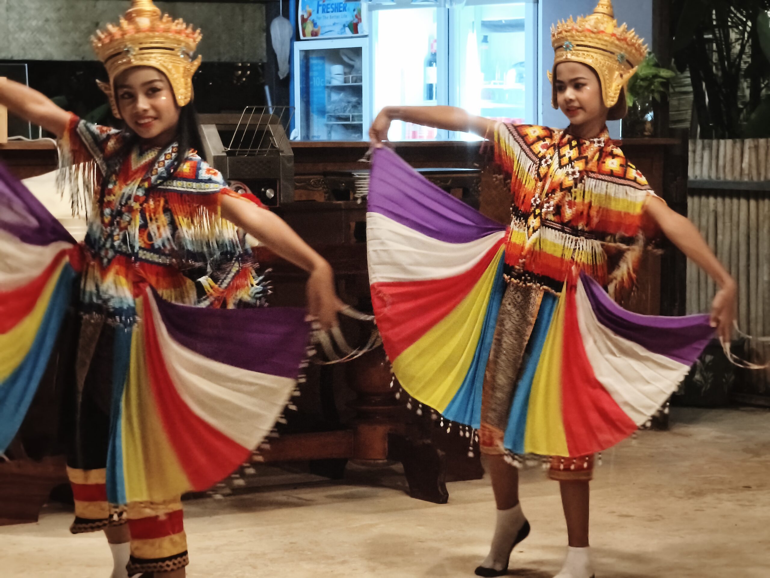 Thai dancing team
