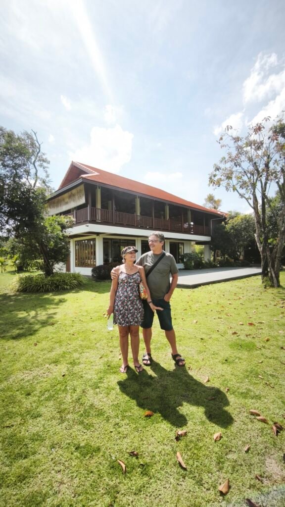 Joanna and Maurice at the Cervidae Farm – The Andaman Deer Farm, located in Trang Province